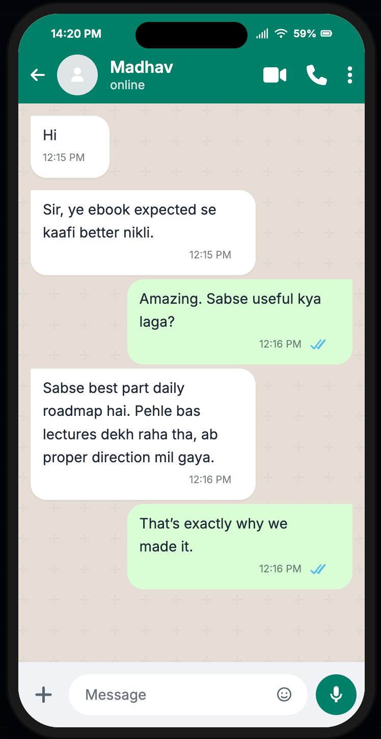 Aspirant selection screenshot 1