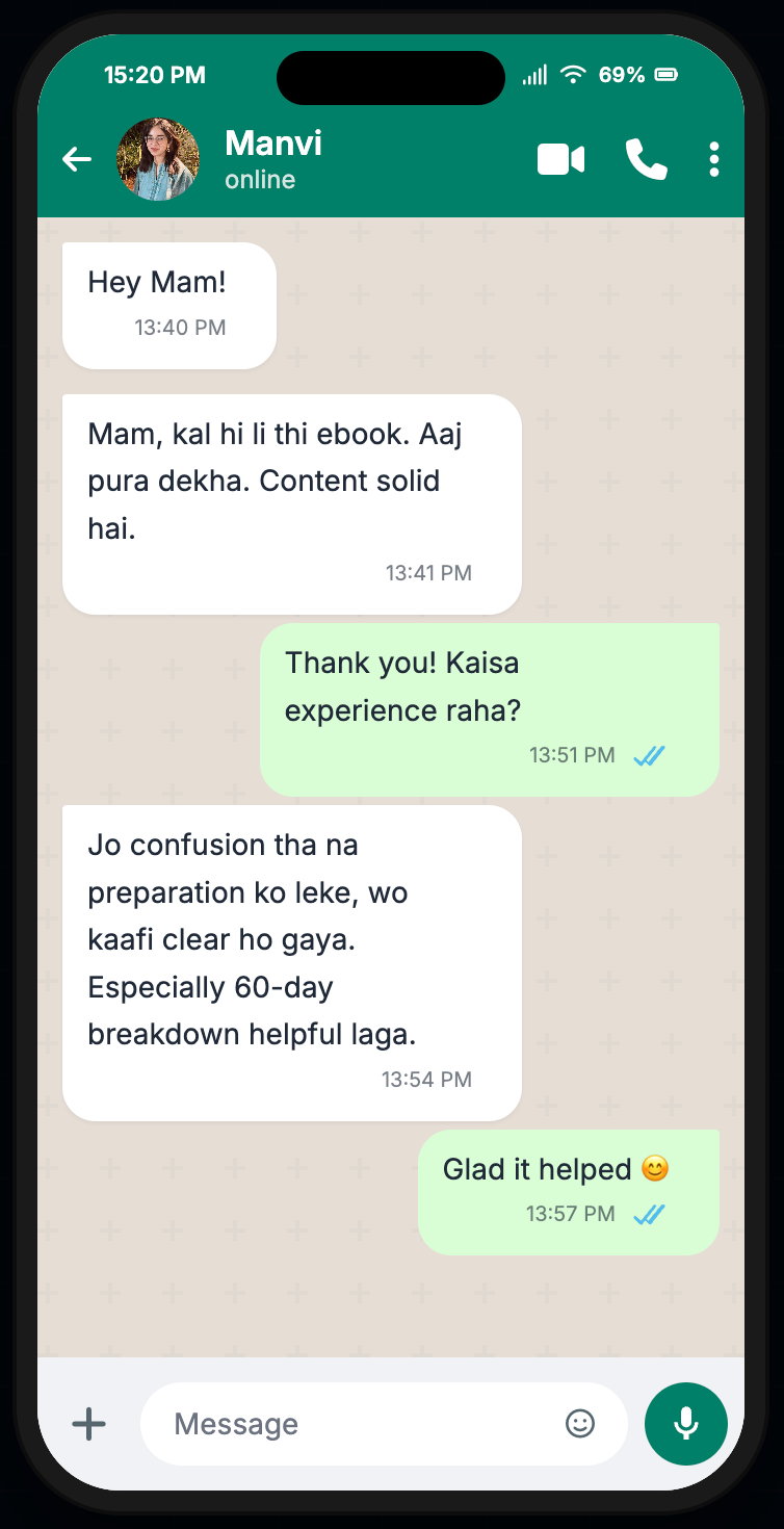 Aspirant selection screenshot 3